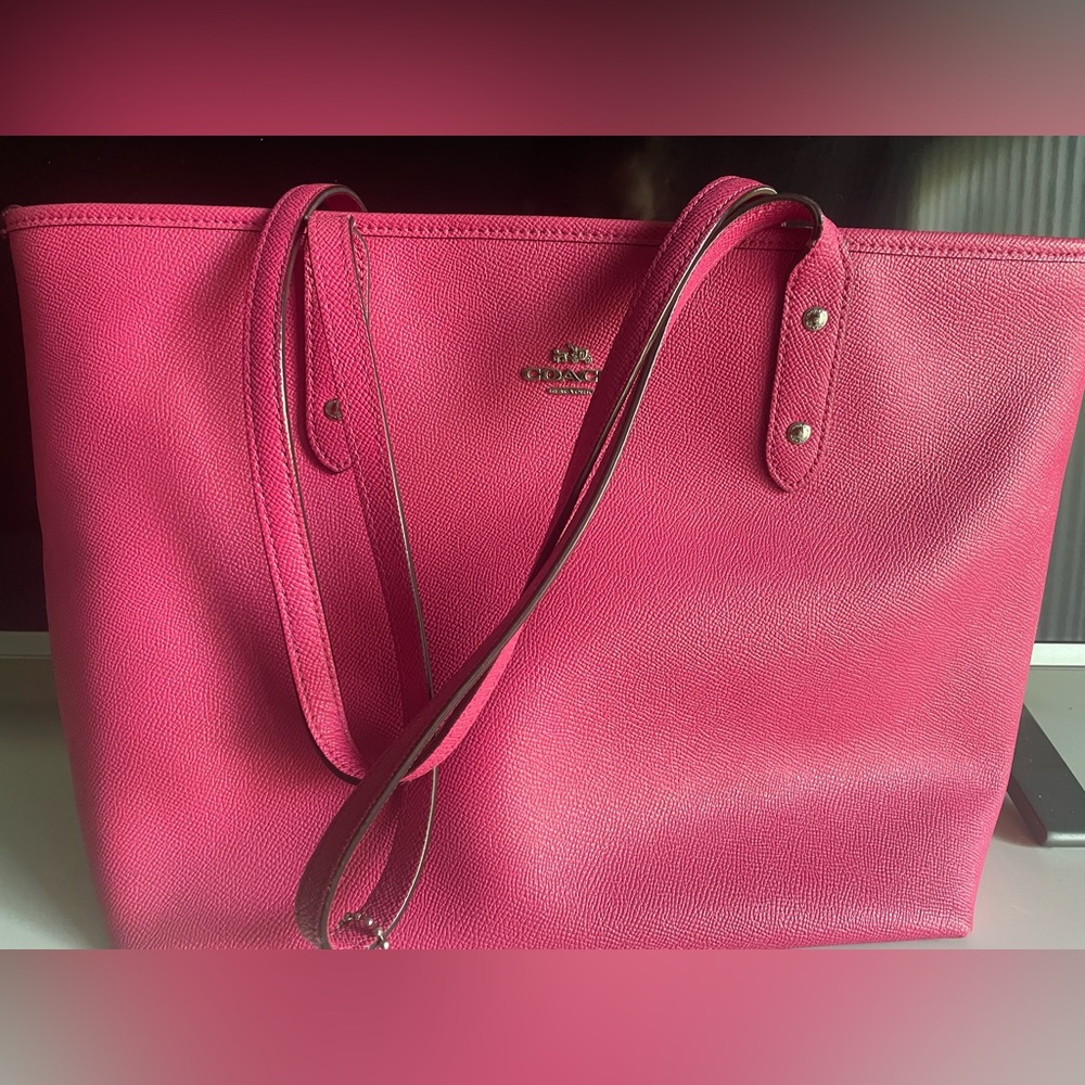 Pink Coach Handbag